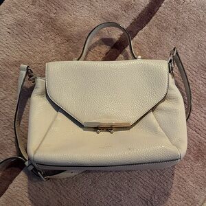 Kate Spade Satchel with removable strap - cream
